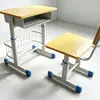 Venta al por mayor de escritorios y sillas para estudiantes de primaria y secundaria, clases de tutoría y programas de capacitación; escritorios y sillas dobles para estudiar
