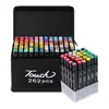 Caneta Marcadora Touch Base de Óleo 48 Cores Específica para Arte Caneta Aquarela Infantil Anime Desenho Caneta de Cor Esboço Grafite