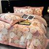Popular Terciopelo Engrosado Leche Terciopelo Juego de Cuatro Piezas Antiestático Cálido Terciopelo Cama Cálida Sábanas y Fundas de Edredón 25 Productos Nuevos