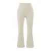 Pantalones de yoga acampanados cropped adelgazantes de cintura alta para mujer, 2026 otoño versátiles que realzan la figura, pantalones deportivos casuales de melocotón para glúteos
