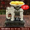 Lámpara de Mantequilla Portalamparas Elefante Base para Velas de Adoración a Buda Portalamparas de Siete Estrellas Portalamparas de Adoración Multicolor Opcional