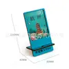 Venta al por mayor de fábrica souvenirs escénicos atracciones turísticas de Hangzhou regalos especiales talla en madera de colores soporte para teléfono móvil