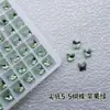 Popular Mini Borboleta Ponta 5mm Estéreo Colorido Diamante de Vidro Joias para Nail Art Super Brilhante Acessórios para Unhas Atacado