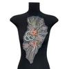 Pegatinas de Tela Bordadas con Cuentas Estereoscópicas Coloridas Forma de Flor Exquisita Decoración DIY Ropa vestido Vestido Bolsos