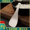 Cuchara para Arroz Martillada de Titanio Puro, Cuchara para Arroz de Cantimplora, Espátula Doméstica, Pala para Arroz de Olla Arrocera, Cuchara Portátil para Exteriores, Vajilla de Titanio