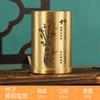 Latão, desktop, caneta titular, decoração, doméstico, criativo, high-end, palito, pote, palito, porta-palito, escritório, high-end, cobre, Pen Holder