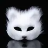 Venta al por mayor de fábrica Máscara de Mascarada Animal Hombres y Mujeres Accesorios de Media Cara Máscara de Gato Halloween Liaozhai Zorro Pequeño Zorro Hada Zorro