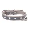Collar Reflectante Punk con Remaches para Mascotas con Cascabel, Hebilla Ajustable, Adecuado para Gatos y Perros Pequeños, Resistente al Desgarro y No Estrangula el Cuello