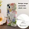 La funda para iPhone 15 más vendida de eBay, estilo collage romántico francés, ultradelgada y ligera, funda de teléfono estilo artístico 17pm