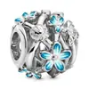Panjia Nueva Caliente Hueca Flor del Cosmos Cuentas Accesorios DIY Pulsera Pulsera Al Por Mayor
