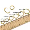 Brincos Circulares de Aço Inoxidável com Diâmetro de 2,5mm, Acessórios para Joias Artesanais DIY, Pingentes de Acessórios Simples e Estilosos