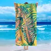 Item popular de comércio exterior: Toalhas de Praia Europeias e Americanas, Toalhas de Banho de Praia e Piscina para o Verão ao Ar Livre, Toalhas Esportivas para Yoga, Personalizáveis