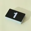 Fichas de Mahjong Tarjetas para Jugar Mahjong Sala de Ajedrez Tarjeta de Puntos Especial Ficha Doméstica Impermeable Código de Pago Números Puros