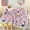 Cobertor de Veludo de Lã Hellokitty Desenho Animado Sanrio Infantil Veludo de Leite Multifuncional Cobertor de Soneca Transfronteiriço