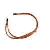 Nueva diadema anudada de borde estrecho de cuero otoño e invierno simple celebridad de internet versátil temperamento celebridad de internet diadema para lavarse la cara estilo coreano tocado