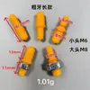 Tampões Rosqueados para Pintura Eletrostática, Tampões de Silicone com Rosca Dupla, Tampões Rosqueados de Duas Cabeças para Mascaramento de Spray, Tampões para Anodização de Ferragens