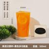 Copo injetor descartável para milk tea, espessado, fosco, rede vermelha, plástico, comercial, com tampa, à prova de vazamento, embalagem para viagem, copo de milk tea