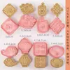 Mini Moldes para Galletas de Dibujos Animados Sanrio Hogareños Moldes de Sandía Estéreo 3D Corte a Presión Horneado de Fondant Hecho a Mano