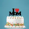 Decoración para Pastel de Vacaciones del Día de la Madre Topper Feliz Día de la Madre Topper para Pastel Decoración de Fiesta de Cumpleaños Bandera