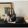Bolso Cubo de Nicho Estilo Coreano para Mujer Nuevo Modelo 2026 con Acabado de Alta Gama, Bolso de Mano Sencillo con Patrón de Lichi, Bolso de Hombro y Cruzado de Lujo Ligero
