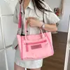 Esencial para la Clase y los Viajes, Bolso Tote Amarillo Cremoso de Gran Capacidad para Mujer, Nuevo Modelo 2026, Bolso de Mano Cruzado Ligero para Chicas