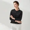 Chaqueta Corta Ligera de Plumas para Mujer Estilo 2026 con Cuello Redondo, Forro de Plumas de Pato Blanco, Abrigo Versátil de Moda Coreana Transfronterizo