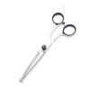 Tesoura para Pet 6 polegadas Tesoura Profissional para Corte de Pelo de Cachorro, Tesoura Curva para Aparar, Tesoura Adelgaçante para Gato, Tesoura para Tosquia de Pet