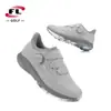 Venta directa del fabricante Fuli, zapatos de golf para hombre, modelo con tacos fijos, tejido impermeable transpirable de ultra fibra, disponibles en tres colores