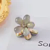 Nuevo clip de garra de metal de moda ins clip para el pelo dorado para la parte posterior de la cabeza estilo coreano clip para el pelo plateado accesorio para el pelo de verano mate