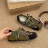 Zapatillas de entrenamiento retro alemanas versátiles de suela gruesa para mujer, nuevo modelo de otoño 2026, adecuadas para combinar con faldas, para personas menudas, zapatillas de caña baja de suela blanda