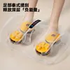 Masajeador de Pies Semi-Envuelto Chigo con Calor, Vibración y Amasado, Masajeador de Pies Tipo Botón Temporizador