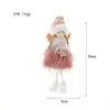 Producto Nuevo Más Vendido Transfronterizo Muñeca Ángel Colgante de Felpa Decoración de Árbol de Navidad Niña Pequeña