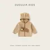 Chamarra de Polar Forrada para Bebé Dudu, Ropa Gruesa de Invierno para Niñas, Sudaderas Cálidas para Niños, Ropa de Invierno para Niños, Elegante