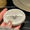 Brilho Fino Exquisito Temperamento Vazado Borboleta Incrustada com Zircônia em Forma de Coração Tarraxas para Orelha Osso Studs Luxo Leve Doce Nicho Generoso Versátil
