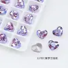 Dongzhou Cristal 10*8.8 Coração Geométrico Forma DIY Artesanal para Unhas Strass Diamante de Imitação 4815 Decorações para Unhas