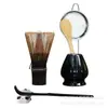 Set de Utensilios de Té de Bambú Morado: Batidor de Té, Set de Matcha, Cepillo para Revolver, Set de Batidor de 100 Púas, Empaque de Caja de Regalo para Batidor de Té, Logo Personalizable