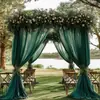Cortina de gasa de malla para decoración de bodas, fiestas y eventos transfronterizos, accesorios para exteriores, venta directa de fábrica