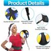Equipamento de treinamento de vôlei equipamento auxiliar elástico auto-treino faixa de resistência de vôlei cinto ajustável bolsa de bola e alça de mão