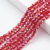 Venta al por mayor Cuentas de cristal coloridas electrochapadas AB de 2-4 mm Cuentas de vidrio de fútbol de 32 facetas Suministro del fabricante de accesorios para joyería DIY