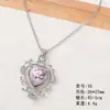 Colar de Coração Moda Simples Versátil Corrente para Clavícula Feminina High-End Pingente de Lua Colar de Borboleta Acessórios Verão Feminino