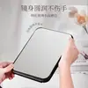 Espejo compacto plegable, diseñado para estudiantes mujeres, adecuado para usar en aulas, portátil para viajes y para uso en casa o en el escritorio