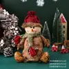 Bolsa de Regalo Navideña Bolsa de Manzana Nochebuena Caja de Regalo de Manzana Bolsa de Regalo de Dulces para Niños Caja de Empaque de Fruta de la Paz