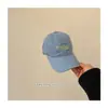 Chapéu Infantil Estilo Coreano Dongdaemun Primavera Novo Cor Macaron Letra Bordada Boné de Baseball para Meninos e Meninas Tendência Chapéu Bico de Pato