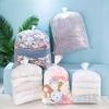 Saco de Bolso Plano PE Doméstico Saco Plástico Transparente Saco de Embalagem para Roupas Colchas À Prova de Poeira e Umidade Saco Organizador Saco de Armazenamento Espessado