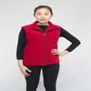 Chaleco de algodón de punto para otoño e invierno para mediana edad y personas mayores, cárdigan, chaleco de forro polar de color liso, chaleco para voluntarios, impresión gratuita