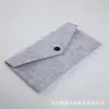 Bolsa de fieltro para teléfono móvil Color sólido Moda Sobre Bolsa para teléfono móvil Billetera de fieltro para monedas Bolsa de almacenamiento de cosméticos Logo imprimible