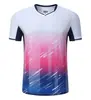 Uniformes Nuevos de Bádminton Personalizados Transfronterizos, Mangas Cortas Deportivas Transpirables y que Absorben la Humedad, Uniformes de Bádminton para Entrenamiento y Competición de Adultos