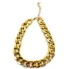 Suministro de Fábrica Joyería Collar de Oro para Mascotas Perro Collar de Oro Teddy Bugfa Dou Gato Jugar Fresco Cadena de Oro Grande