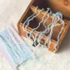 5m Pedaços de Fitas de Renda de Malha Estilo Fada Tecido Puro Desejo Laço DIY Decorações de Nail Art Ensaio Fotográfico Gaze Decoração de Roupas de Boneca