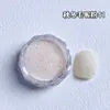 Tendência Outono e Inverno Nail Art Lã Tricotada Rosa Retrô Versátil Xadrez Tridimensional Decoração de Unhas com Glitter